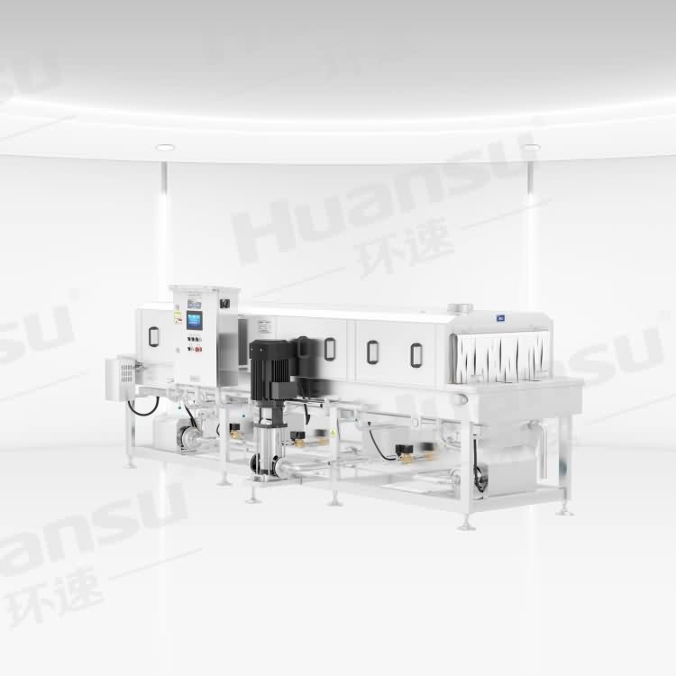 高压塑料箱清洗机 洗筐机_青岛环速机械有限公司